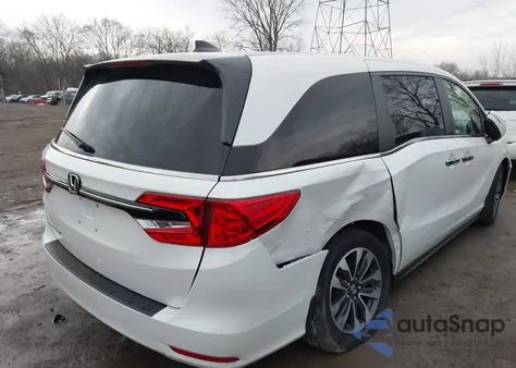 2021 Honda Odyssey Ex-L from USA, damaged, VIN 5FNRL6H75MB040262